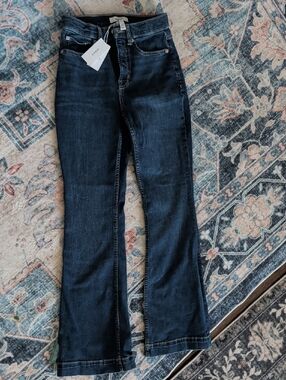 SPANX Women's Dark Indigo Flare Jeans